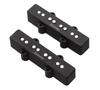 Sadowsky Bass Pickup Set Split Bridge Neck PU J4 S Black J/J-Style (Alnico V/Alnico III), Noise-Cancelling, Coil, 4-String - & [SAC NC]
