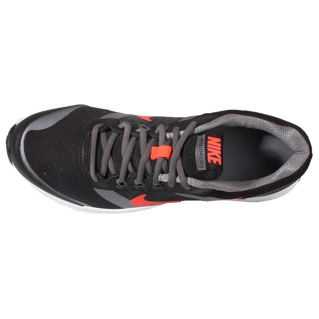 Nike Air Relentless 5 Удобные Сетчатые Амортизирующие Прочные Низкие Кроссовки для Бега Мужские кроссовки Черные Красные 807093-009