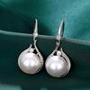 Элегантные серьги-крючки с имитацией жемчуга Хуэйтань для женщин на помолвку, свадьбу, цветные эстетичные женские серьги, модные ювелирные изделия