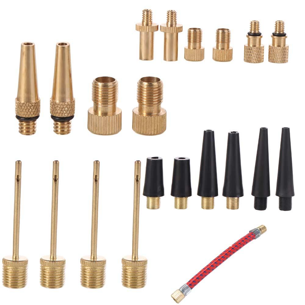 Inflator Tool Presta Schrader Valve Pump Needle Valve Adapter Tools Sports Balls
