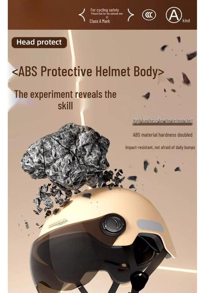 3C Certified Universal Electric Bike & Scooter Safety Helmet for All Seasons, Men & Women
