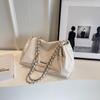 2024 Summer Casual Soft Surface Diamond Chain Large Capacity Shoulder Bag for Women