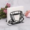 Creative Napkin Stand Storage Case Organizer Metal Vertical Tissue Dispenser for Restaurant Wedding