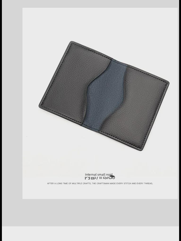 Мужская визитница из натуральной кожи для визиток и банковских карт - модель 3003.