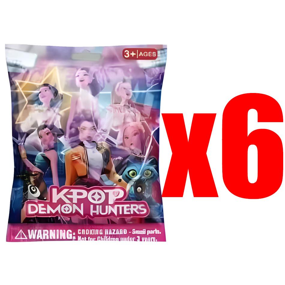 Аниме Мини-фигурки Охотники на демонов в Слепой Коробке K-pop Милые ПВХ Фигурки в Коробке-сюрпризе Коллекционная Модель Куклы Декоративный Предмет