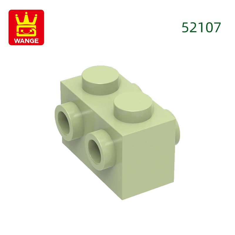 Нетоксичный 108 шт./лот 52107 Отверстие 2 отверстия Блок Moc Цветные Аксессуары Совместимые с Кирпичом DIY Детская Образовательная Игрушка Конструктор