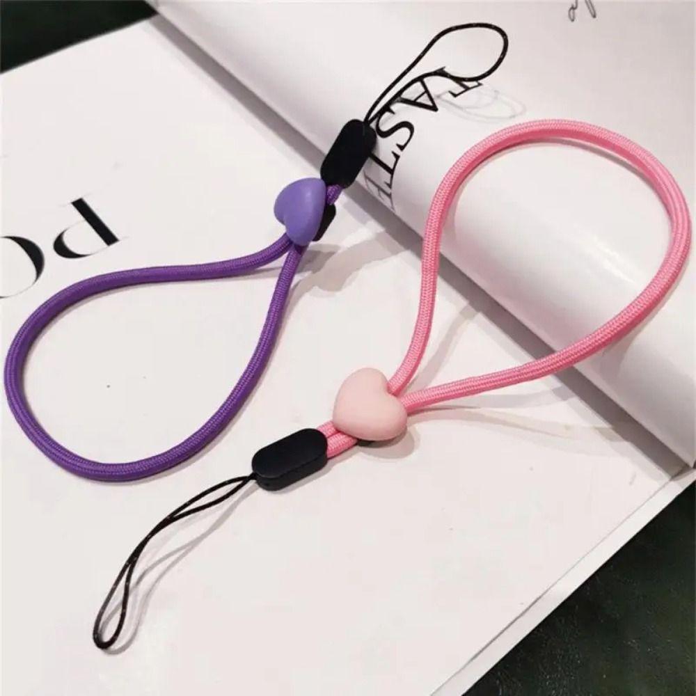 Love Mobile Phone Phone Strap Adjustable Short Wrist Strap 2024 Elastic Mobile Phone Lanyard Phone