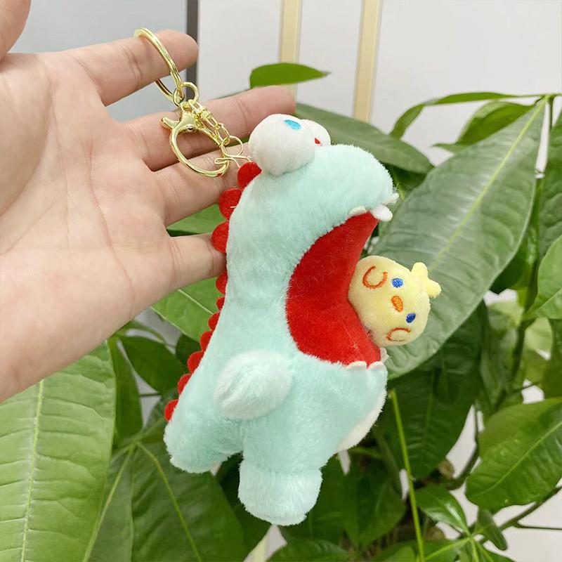 Cute Cartoon Animal Plush Keychain Figures Featuring Colorful Bears And Dogs