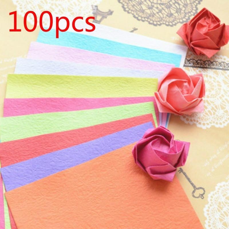 100 шт. Бумага для оригами Kawasaki Rose Handmade DIY Material Декоративная бумага Бумага для скрапбукинга