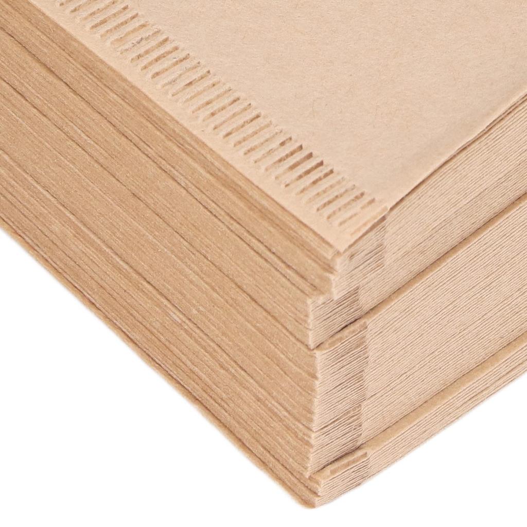 Healthy and Hygienic Coffee Filter Paper, 100 Sheets, for Coffee Makers, Commercial and Home Use (V01 Filter Paper, 100 Sheets)