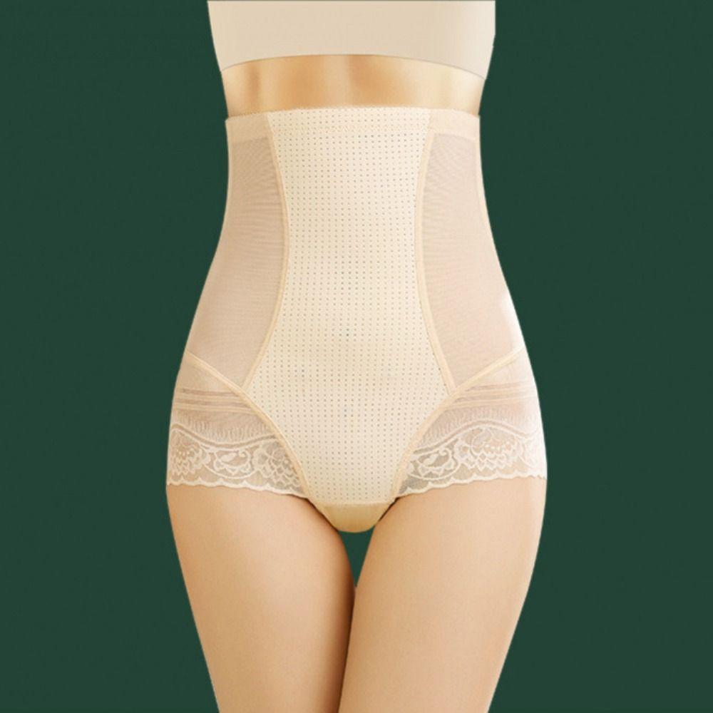 Lace Flower Postpartum Panties High Waist Slim Seamless Underwear Breathable Hip Lift Shaper Women