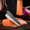 Forging Stainless Steel Chef Knife Wood Handle Cleaver Slicer Peeling Fruit Knife Sushi Fish Raw Cutter Kitchen Cooking Knives
