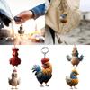 Creative American Rooster Keychain and Backpack Pendant - Acrylic Accessory