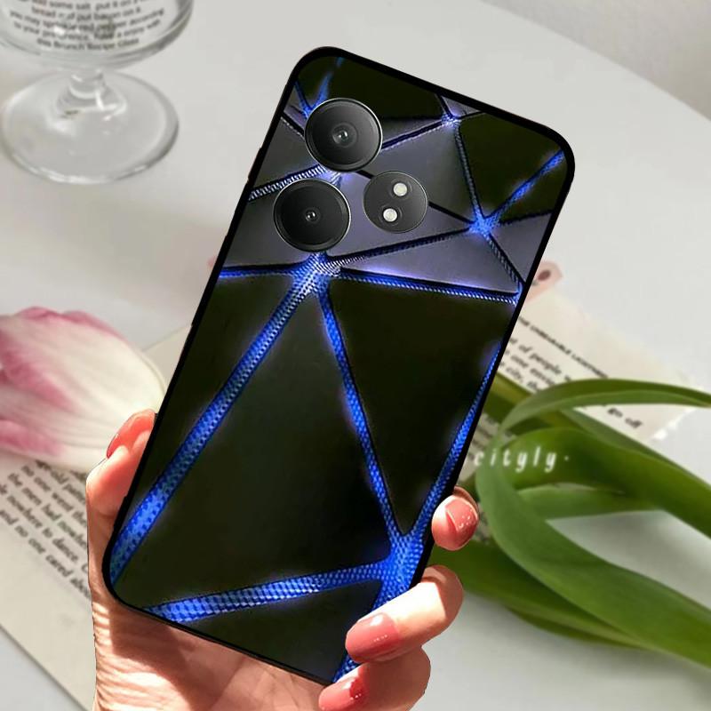 Для Realme GT 6 GT6 Чехол Ударопрочный Мягкий ТПУ Силиконовый Чехол для Телефона Для Realme GT 6T Capa Realme GT6 GT6T Мультяшный Матовый Бампер
