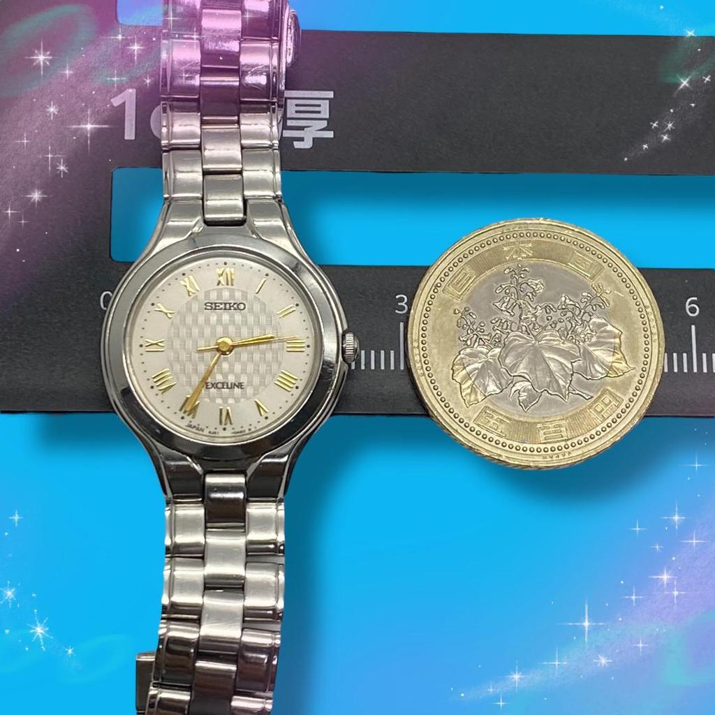 [USED] Working Seiko Exceline Women's Watch, Roman Numerals, Waterproof, Quartz Movement