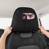 Забавные Мультяшные Чехлы на Подголовник Автомобиля, Универсальная Дышащая Эластичная Подушка-Поддержка Шеи для Сиденья, Жуткий Декор Салона Автомобиля на Хэллоуин