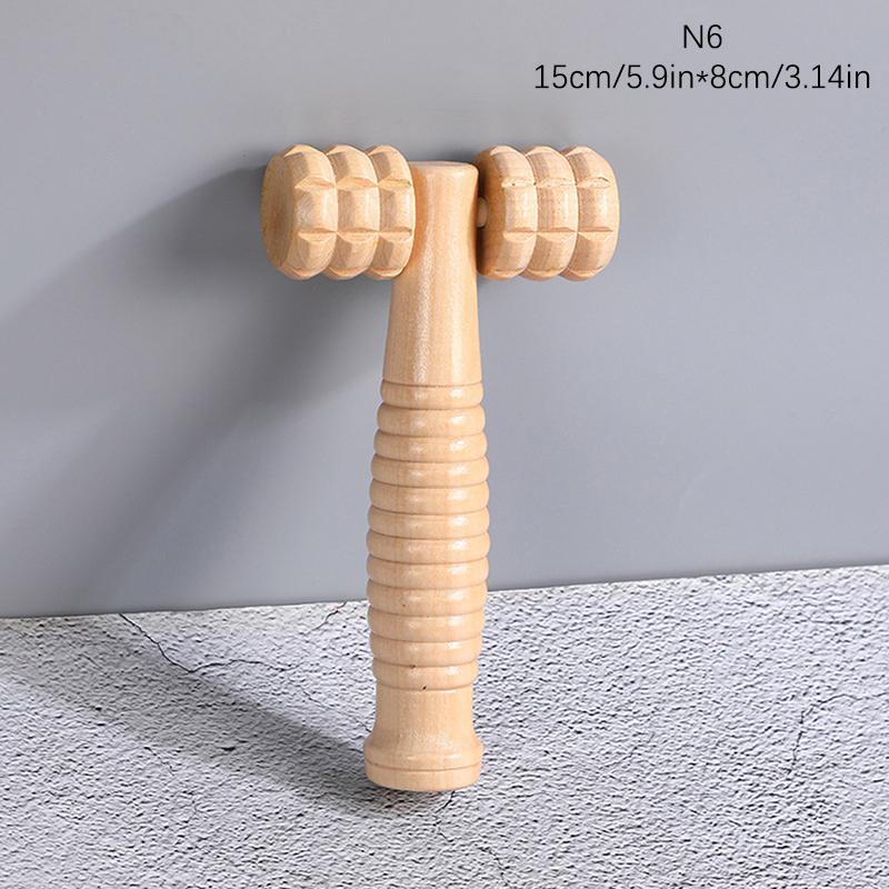1pc Wooden Massage Roller Portable Massage Tools For Face Neck Muscle Relax Head Foot Massager Stick Body Relaxation