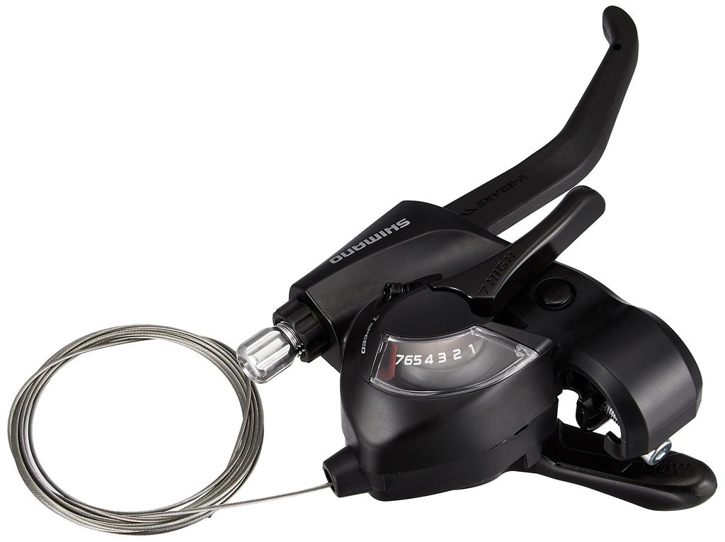 SHIMANO Рычаг Правый Рычаг Только 7S 2 Пальца ESTEF41R7AL TOURNEY Переключение/Тормоз (MTB) СТ-EF41-7R