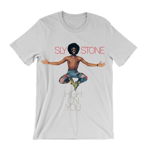 RIP Sly Stone High On You T-Shirt Gray Color 100% Cotton PP2127