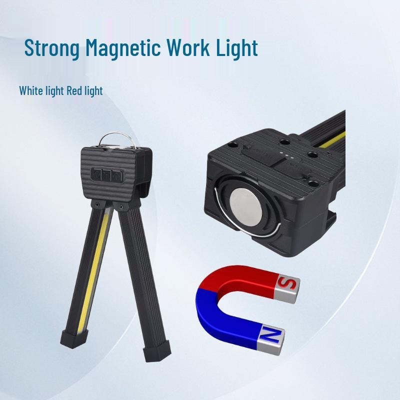 Multi-Functional Folding Camping Flashlight for Outdoor and Auto Repair Use