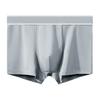 Men Boxer Underwear Mid-rise U-Convex Solid Color Seamless Shorts Briefs Breathable Sweat-Free Slim Fit Panties
