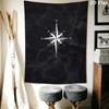 Compass Pattern Home Decor Tapestry, Wall Hanging, Decorative RV Wall Cloth.MGT0918625