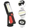360° Magnetic USB Rechargeable Work Light with Built-in Battery for Car Repair and Emergency Lighting