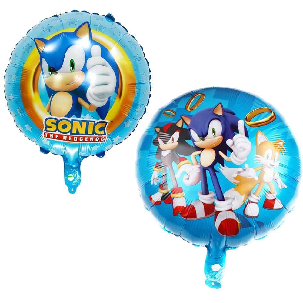 20Pcs The Hedgehog Birthday Balloons  Cartoon Latex Balloons For Kids Game Theme Party Decorations Birthday Party Supplies