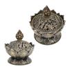 Incense Burner Bronze Anticorrosion RustProof Durable Classical Charcoal Burner for Home Decoration