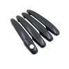 For Lexus GS S190 2006-2011 GS350 GS430 GS450h GS460 Glossy Black Carbon Fiber Chrome Car Door Handles Cover Trim Set