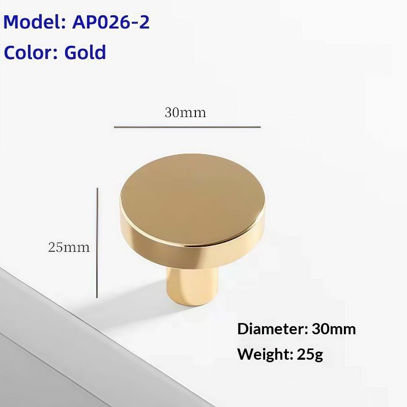 Simple Round Drawer Knobs In Various Shapes Aluminum Alloy Furniture Handles Kitchen Cabinet Handles Decorative Hardware