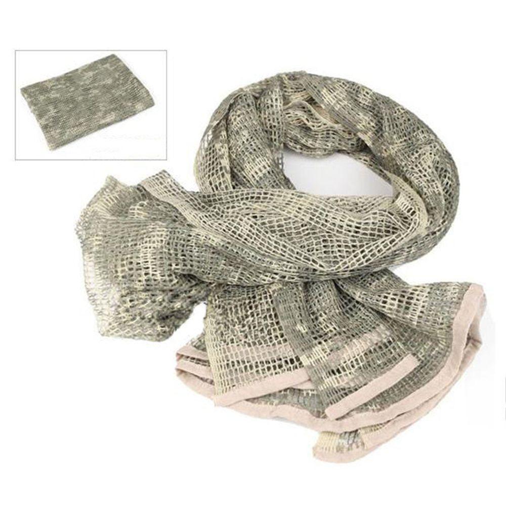Outdoor Sport Head Shawl Camouflage Mesh Net Camo Scarfs Camping Scarf Neck Scarf Cycling Scarf