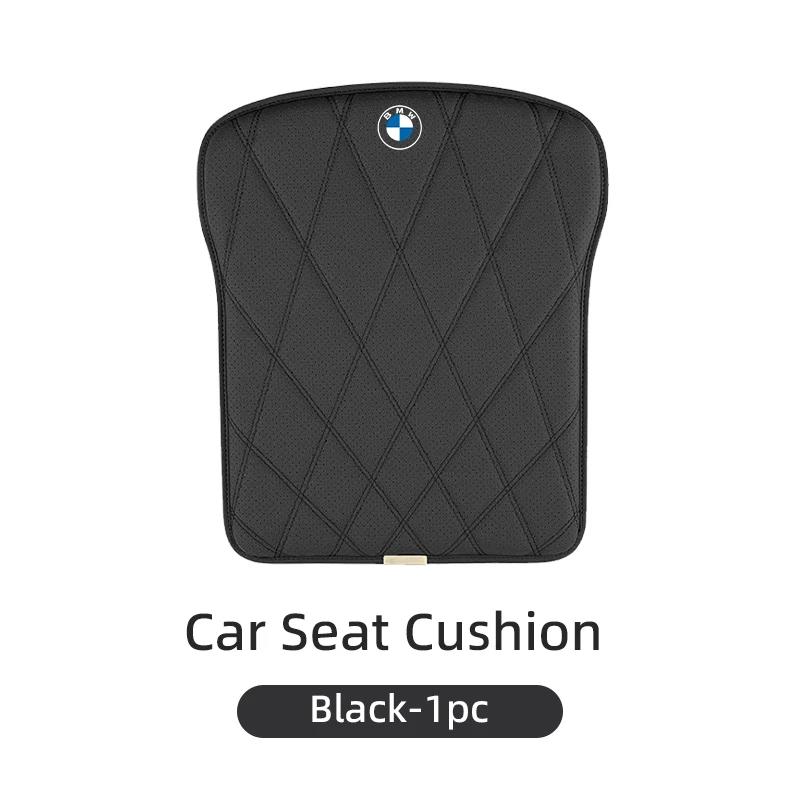 LMHKH1 2026 Car Sticker Leather Car Seat Cover Car Front Seat Cushion Anti Slip Auto Chair Protector Cover For BMW E46 E90 E60 F30 F10