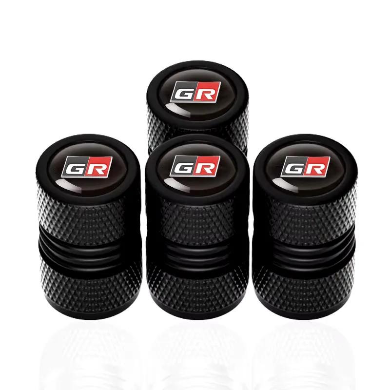 4 шт. Колпачки на ниппель колеса автомобиля GR Sport Для Toyota Gazoo Racing GR86 Mirai Prado Avensis Заглушки Автоаксессуары ydcr27