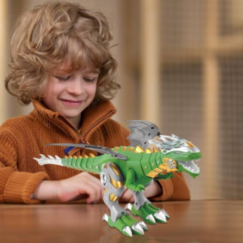 Electric Kids Dinosaur Toys Lighting And Sound Effects Walking Models Dinosaur