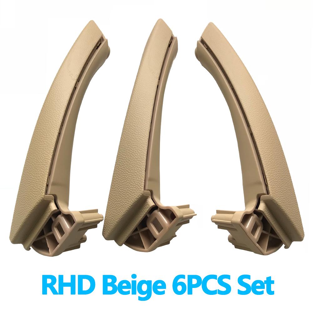 LHD RHD Front Rear Left Right Interior 3 Passenger Door Pull Handle Full Set For BMW 3 Series E90 E91 E92 316i 318i 320 325