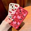 Для Honor 200 90 Lite Huawei P30 P40 P50 Infinix Vivo V40 V30 Y16 Y19s Y22 Y22s Y36 Cherry Bow Pattern Full Lens Protective Soft Phone Case