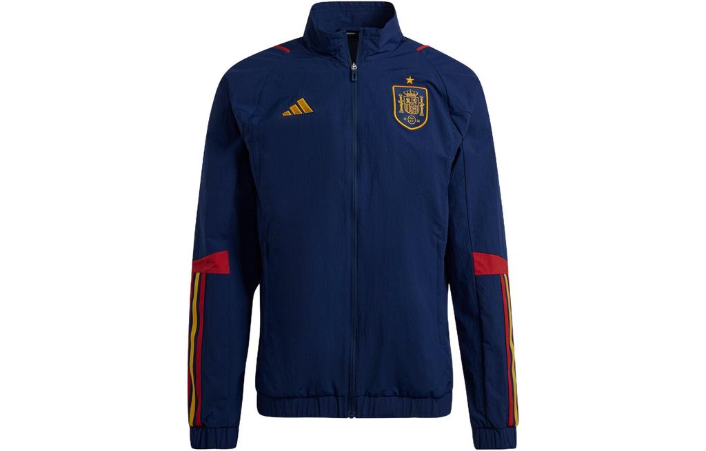 Men's Adidas Jackets Men's Dark Blue Stand Collar Moderate Other