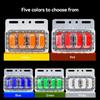 24V Led Side Marker Lights Front Rear for Trucks, Cab RV Trailer 1PCS Yellow/Red/White/Green/Blue Indicator Light