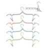 Four Clip-on Portable Hangers and One Folding Hanger for Easy Storage. Ideal for Travel, Business Trips, and Indoor Laundry Drying. (4 Colors Availabl