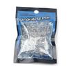 50PCS Plastic Fishing Cross Beads Lightweight Fishing Rig Beads Double Pearl Beads  Outdoor Fishing