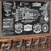 Coffee Theme Wallpaper Blackboard Hand-Painted Coffee Retro Mural Coffee Shop 3d Wall Paper Fast Food Restaurant Wallpaper