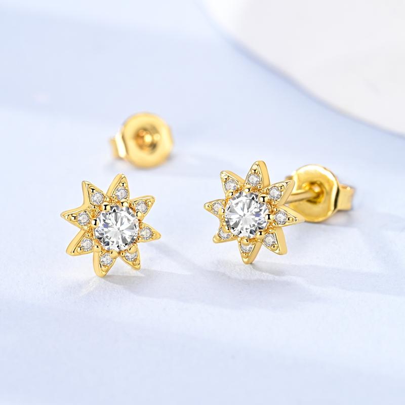 Серьги-гвоздики из серебра 925 пробы, золотистые, с блестящим бантом, черепом, сердцем. Подарок для женщин, ювелирное изделие, годовщина, свадьба