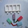 4 Сердца Силиконовая форма для мороженого DIY Love Popsicle Chocolate Candy Jelly Mold Crystal Cavities Изготовление инструментов для декора торта Подарки