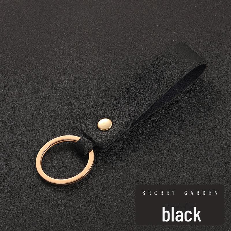 Custom Multicolor PU Leather Keychain - Perfect Business Gift for Car Keys