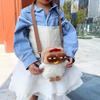 Shape Chicken Cartoon Plush Toy Crossbody Bag Childrens Birthday Gift Bag Cute