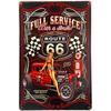 Hot Garage Pinup Girls Rod Metal Tin Signs Posters Plate Wall Decor for Garage Bars Man Cave Cafe Clubs Retro Posters Plaque