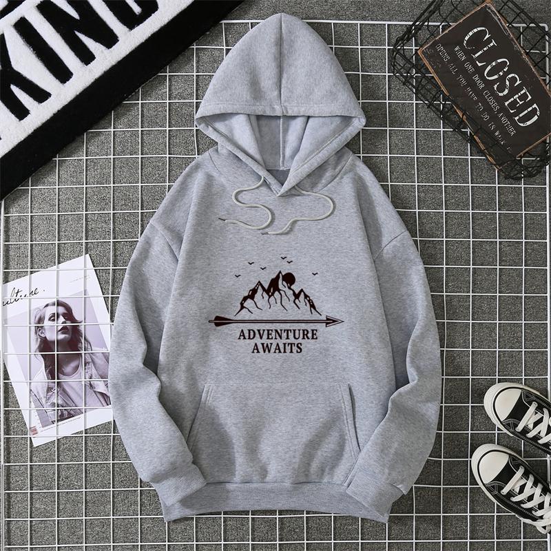 Women Hoodie Harajuku Dark Forest Print Letter Universe Faith Shirts White Hoodie Short Sleeve Hooded Sweatshirt