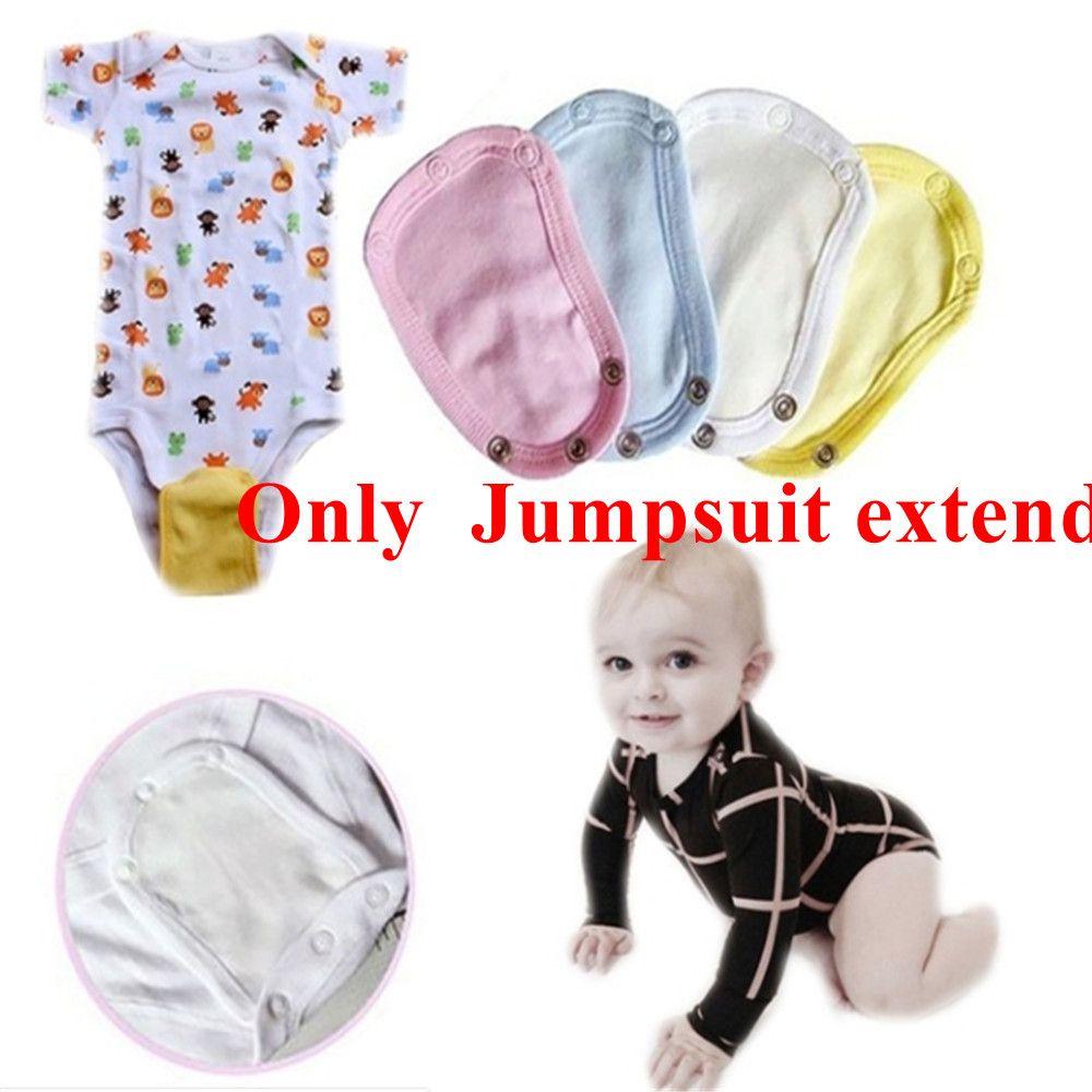 4 Colors Soft Babies Cotton Jumpsuit Pads Diaper Lengthen Jumpsuit Extend Changing Pads Covers