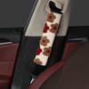 Цветочный Бархатный Наплечник для Барашка Автомобильный Наплечник Защита Ремня Безопасности Популярный Креативный Дышащий и Удобный 30 см Одиночная Упаковка